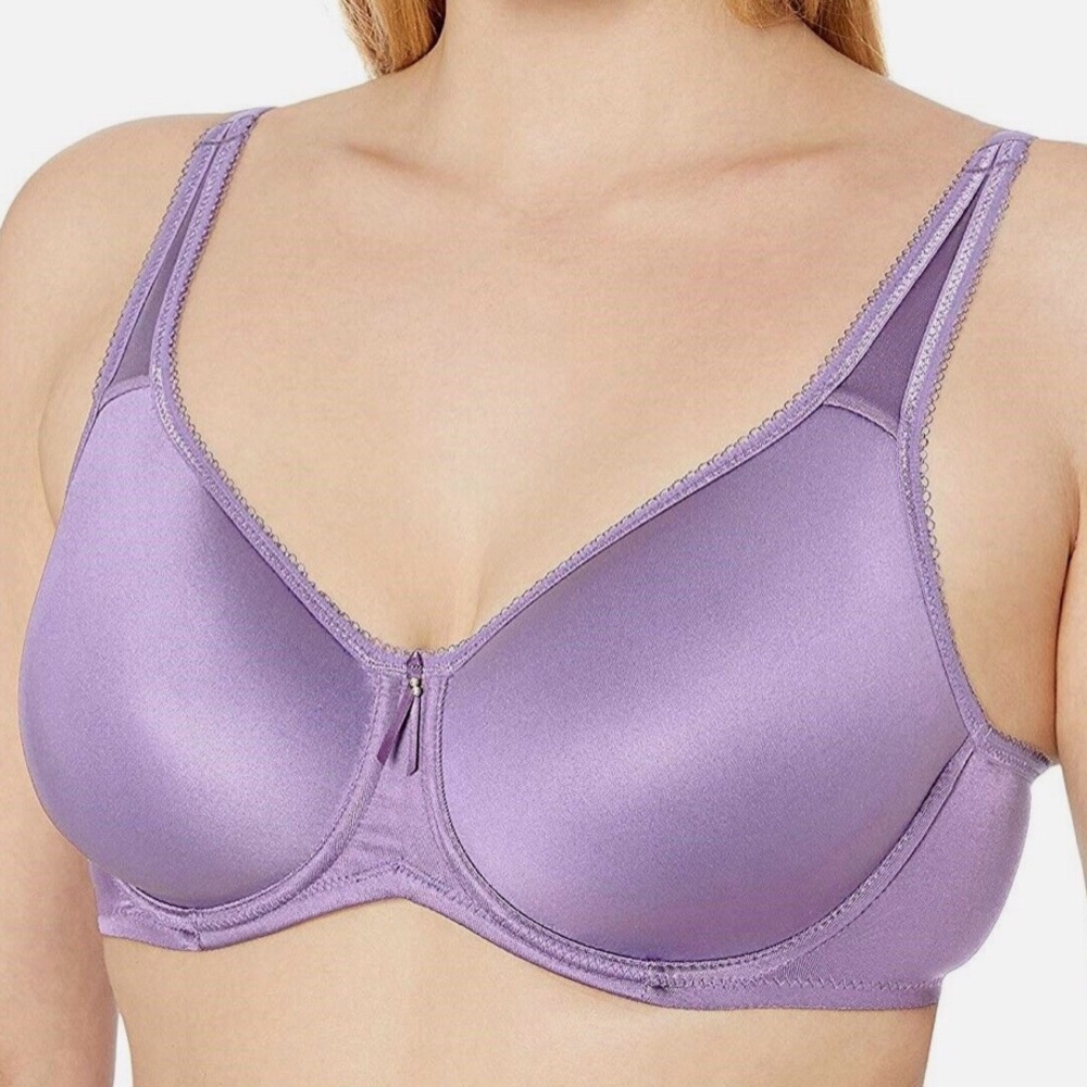 NWT $58 Wacoal 36G Basic Beauty Full-Figure Spacer Underwire T-Shirt Bra Violet